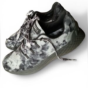 Nobull Allday Ripstop Runner Men’s Sz 9 Women's Sz 10.5 workout Shoes Tie Dye